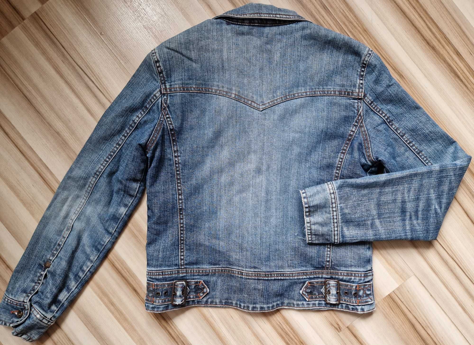 Jeansowa kurtka damska katana vintage RESERVED S/M