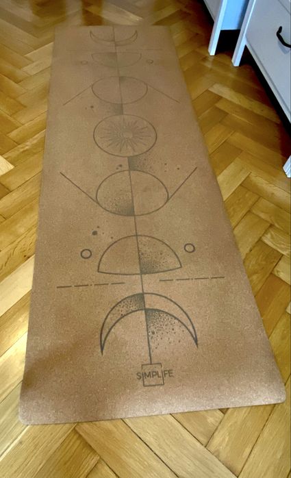 Mata do jogi, pilatesu korek kauczuk Simplife