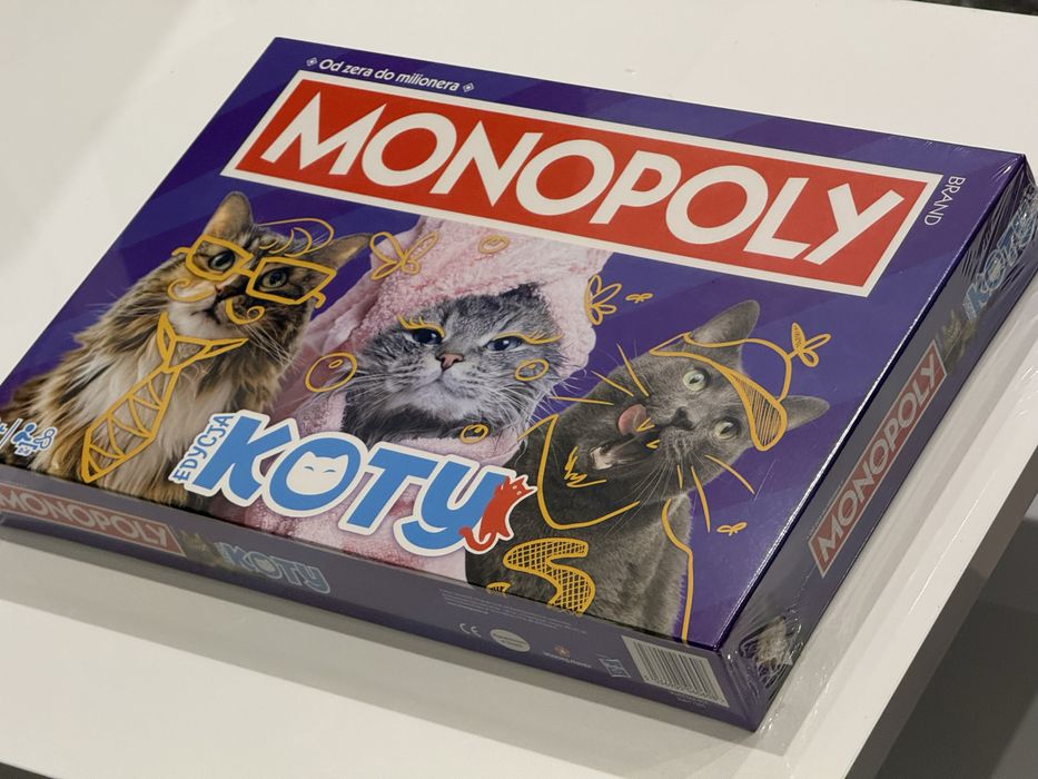 Monopoly Koty Hasbro Nowe zafoliowane