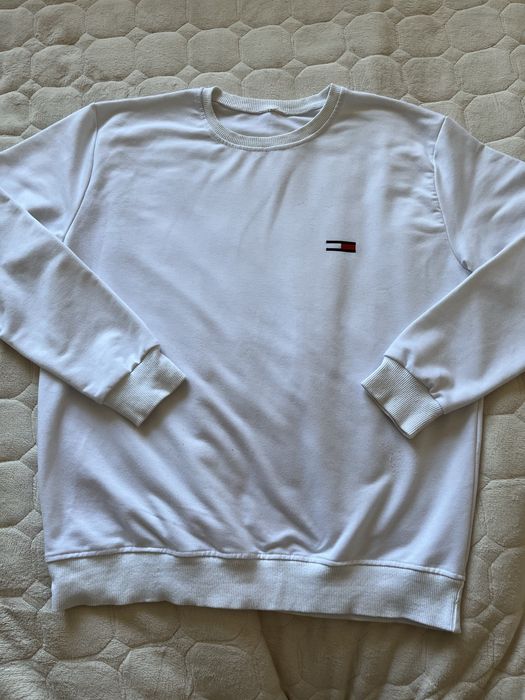 Логслів світшот чоловічий білий спортивний світер кофта роз л 48