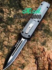 Нож Выкидной/Нож с Фронтальным выбросом/Фронталка/ "Grey Jaguar"