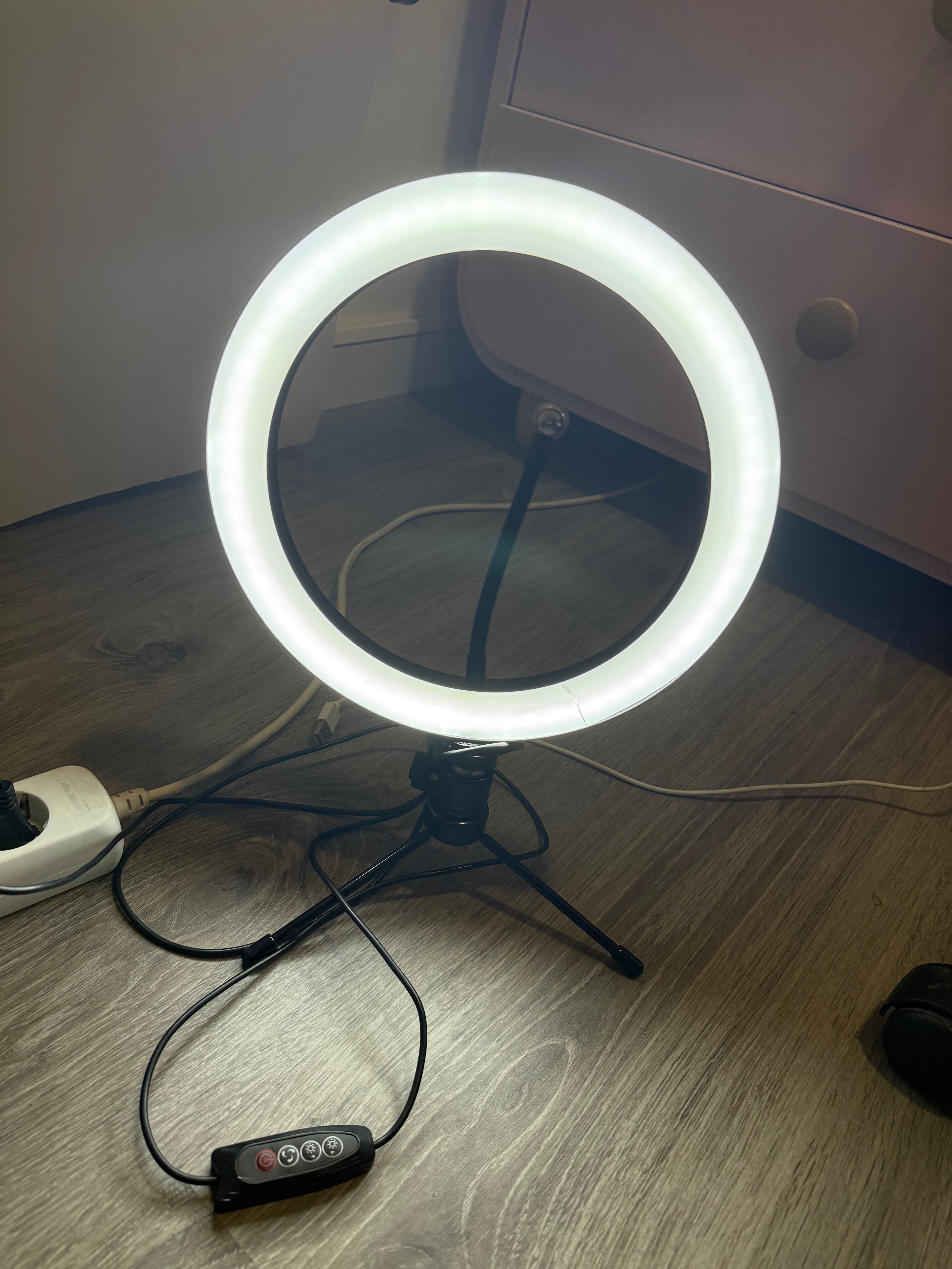 Ring light 15 cm com tripé