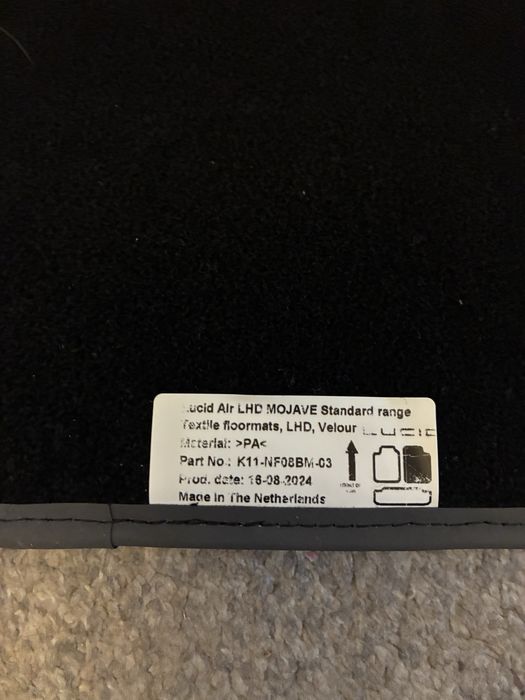 Килимки Lucid Air
