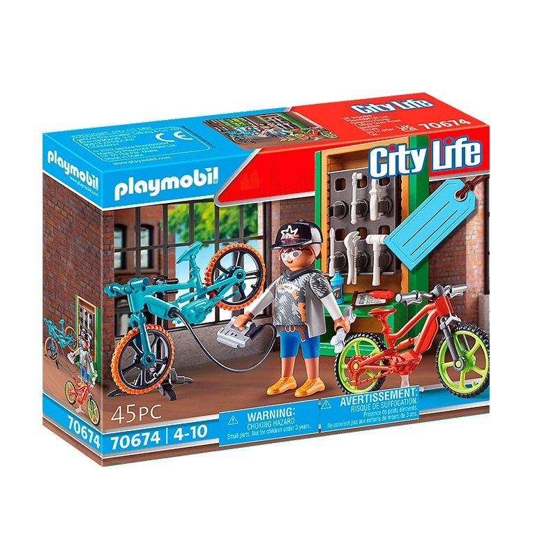 Playmobil Oficina de bicicletas - Novo