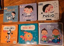 Książki dla dzieci. Pucio, pepa, Psi Patrol, farma zwierzat