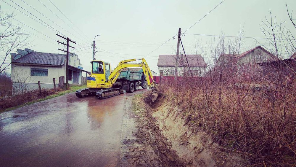 Мініекскавтор 5тон гидробур гидромолот ямобур