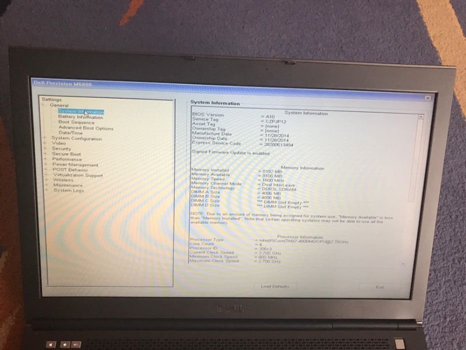 Ноутбук Dell Precision m6800 i7mQ 1nVidia 3100