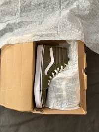 Vans Old School SK8-Hi Green/White Premium Suede old skool