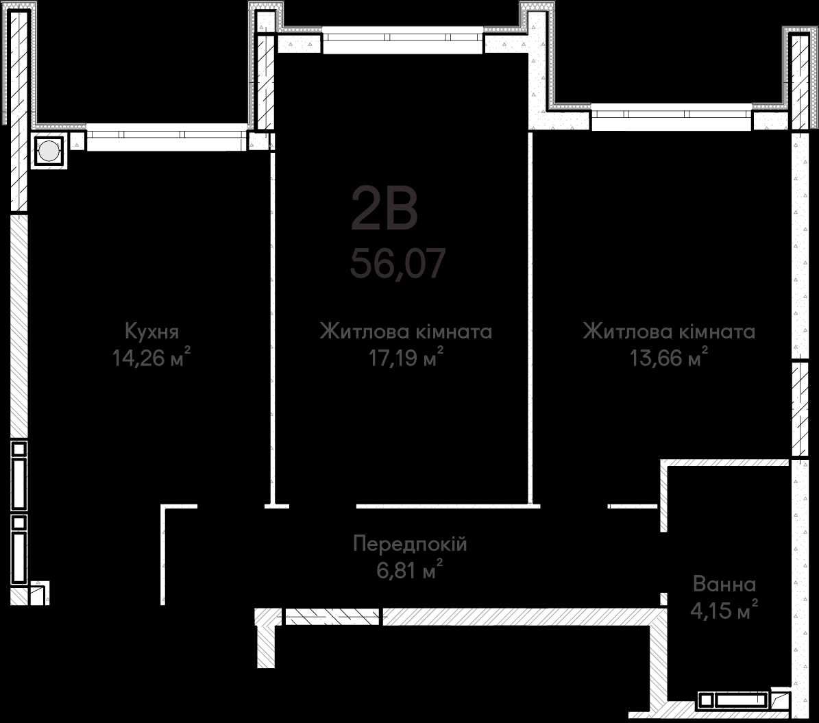 2к квартира біля рчічки, Ірпінь