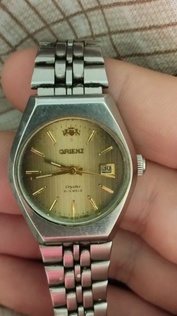 Продам жіночий годинник Orient Crystal 21 Jewels з автоподзаводом