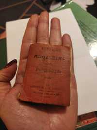 Mini dicionário de bolso de 1918