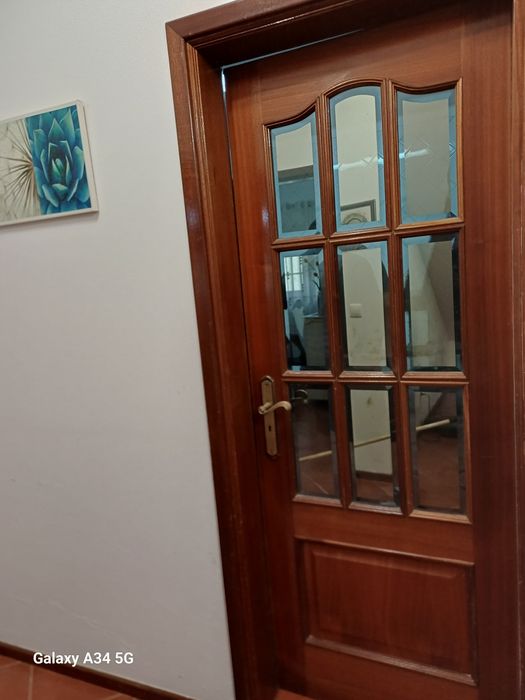 Porta com vidro espelho