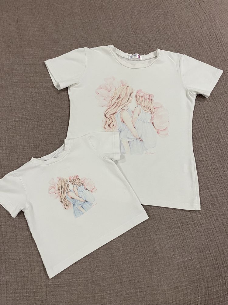 Парні футболки для мами і дитини / футболки family look