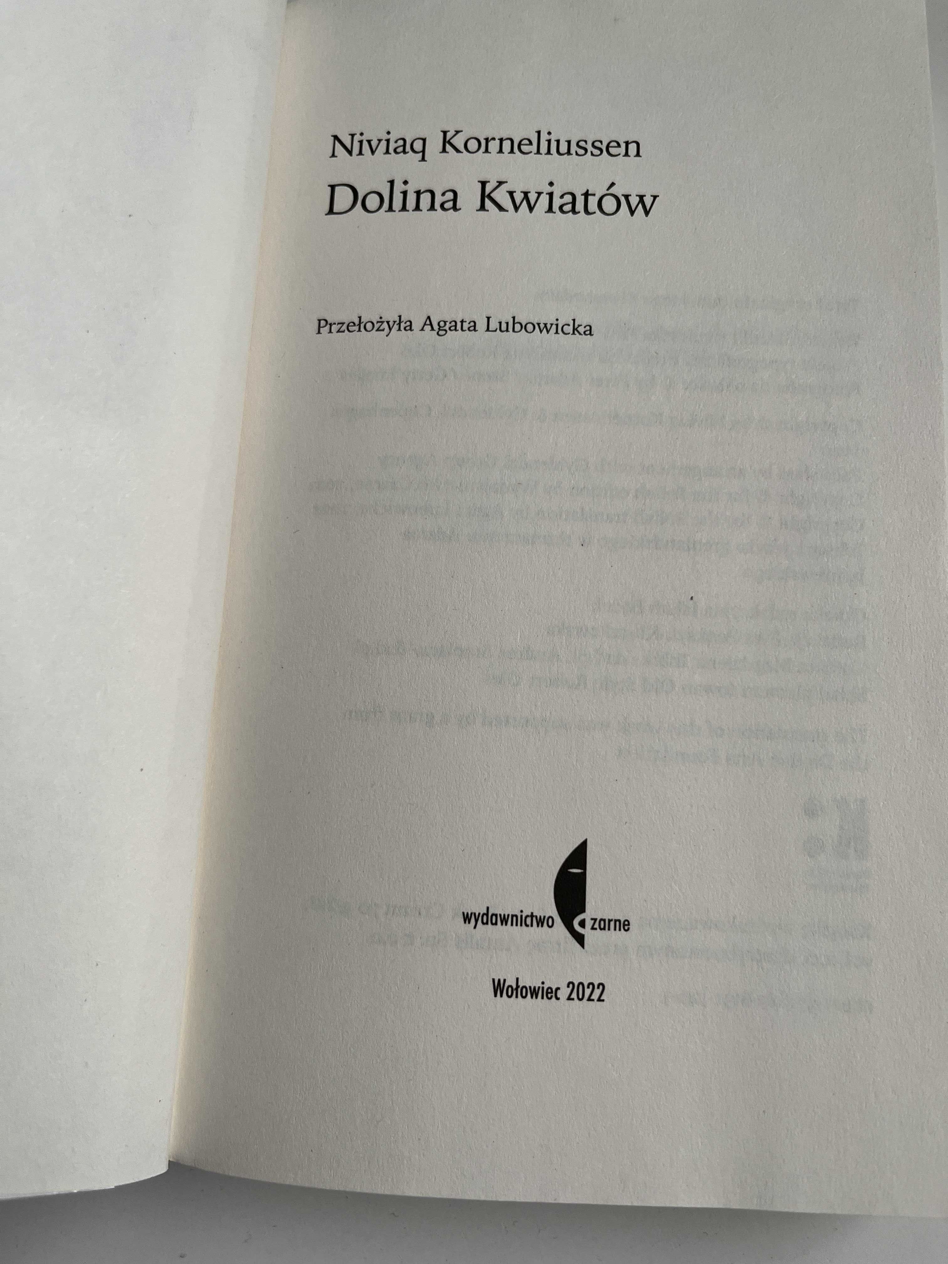 NOWOŚĆ !!!  "Dolina Kwiatów"  Niviaq Korneliussen wyd. Czarne