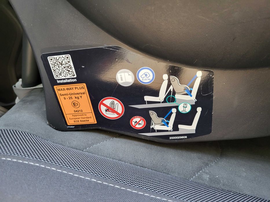 Fotelik Britax Romer Max Way Plus - 9 - 25 kg, tyłem do kierunku jazdy