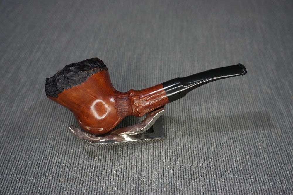 Conj. Cachimbo « fleuron » T.POLINSKI, hand made, em urze (Polonha)
