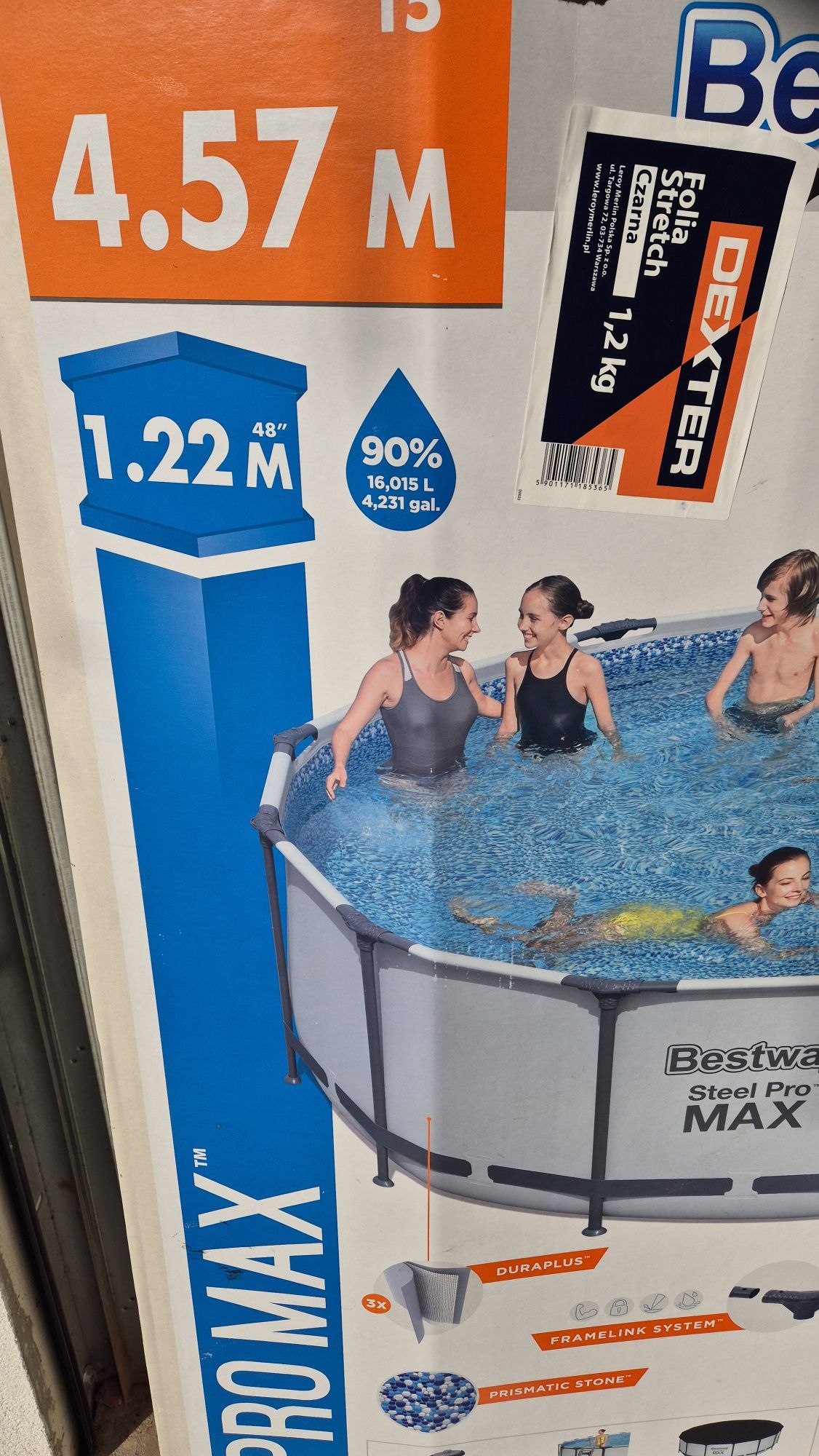 Sprzedam basen 457x122