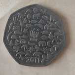 50 Pence comemorativas variadas