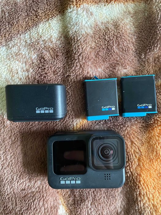 kamera GoPro HERO 9 Black – używana, 2 baterie, stan bardzo dobry