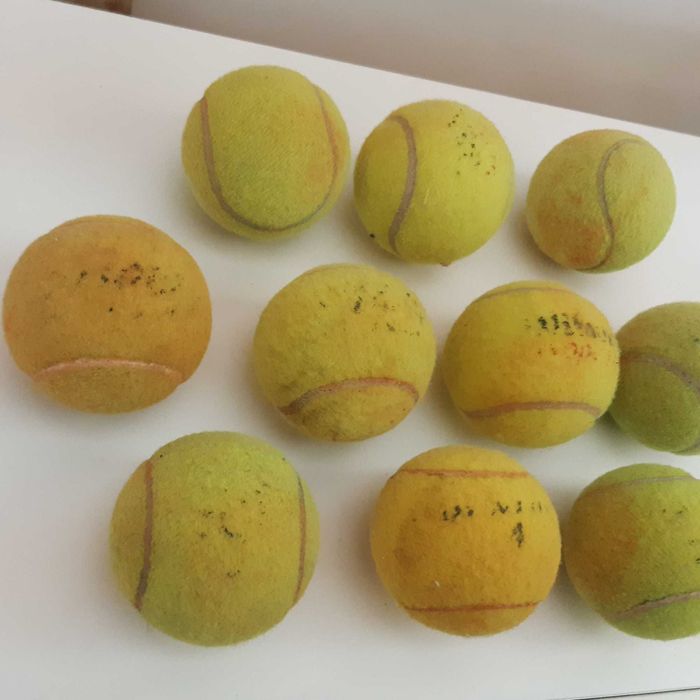 Lote de 10 Bolas de Ténis Tennis Padel Usadas
