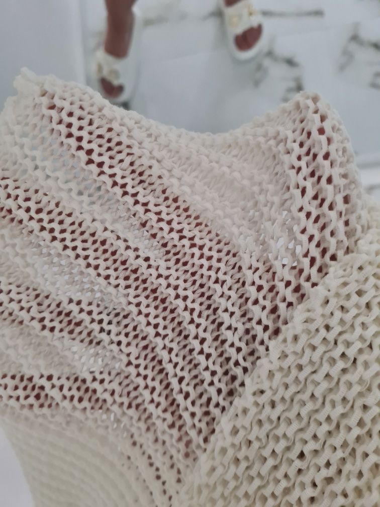Sweter coco more kardigan długi uniwersalny