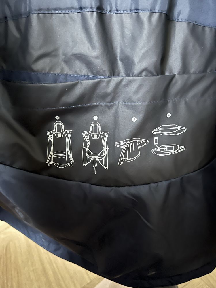 Kurtka przeciwdeszczowa quechua skladana wiatrowka