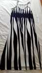 Vestido alças preto e branco NOVO M