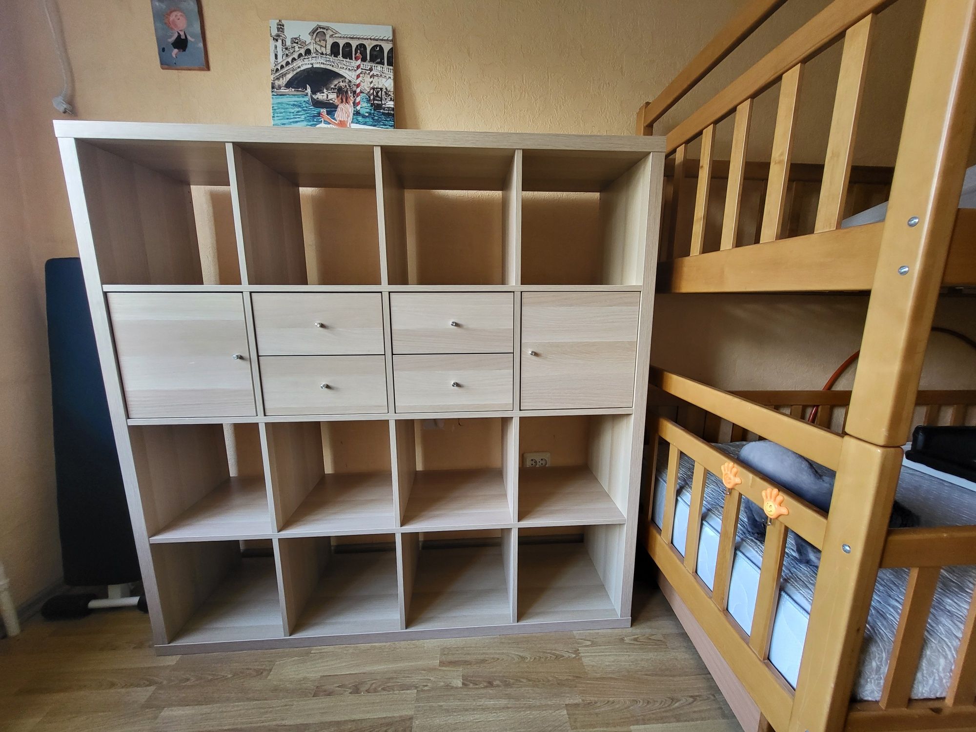 IKEA СТЕЛЛАЖ KALLAX (ИКЕА КАЛЛАКС) перешородка, книжкова шафа 147x147