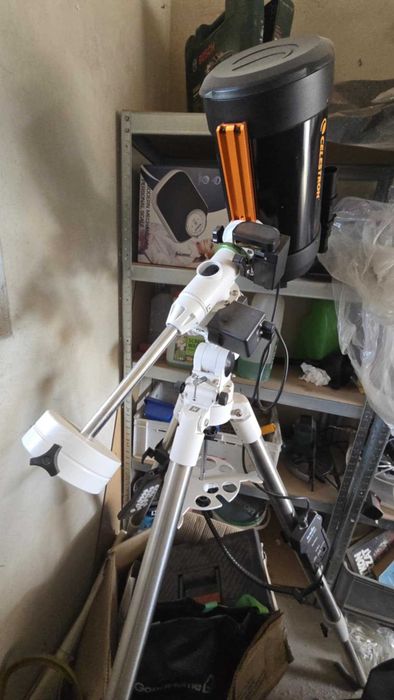 Teleskop Celestron C6-A-XLT (CG-5) z montażem GEQ5 PRO + statyw NEQ5