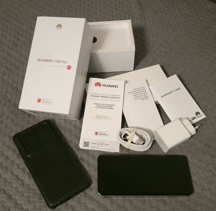 Huawei p40 pro 5g e-Sim 8/256 srebrny perłowy