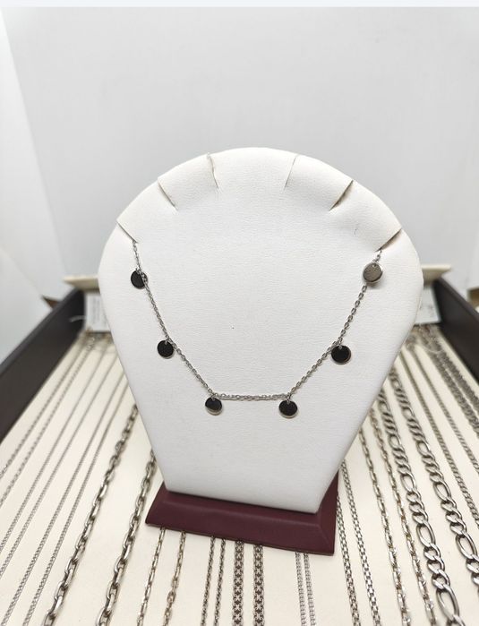 Кольє Родоване з "Монетками" срібло