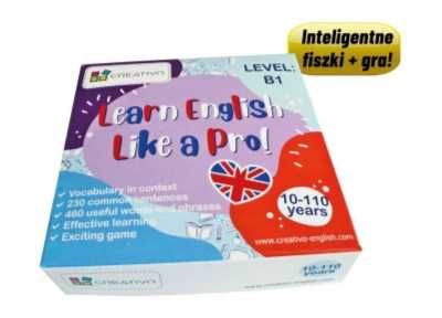 Learn English Like a Pro fiszki + gra B1