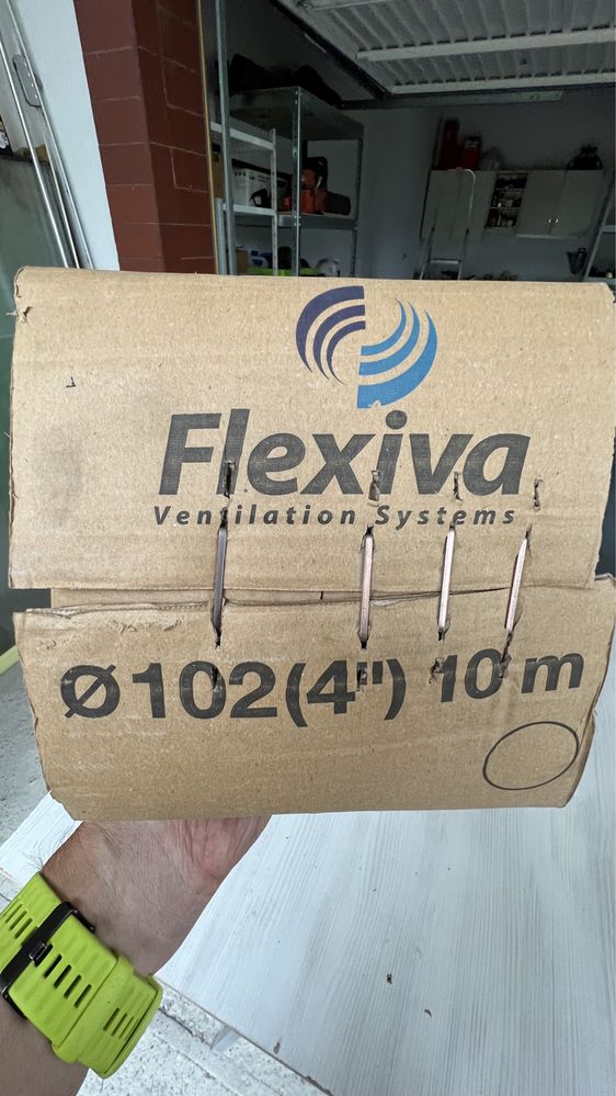 Flexiva kanał izolowany elastyczny 102mm  10mb