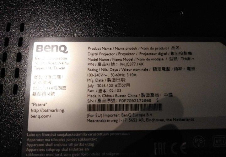 NOWY Projektor BenQ TH 68+DLP 1080p Sprzedam!