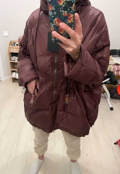 Куртка зимня оверсайз, жіноча куртка батал