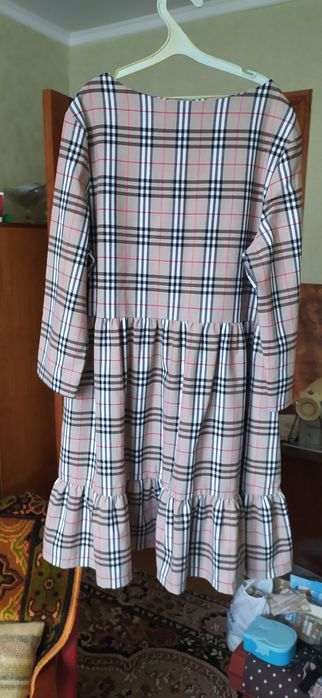 Платье в клетку для девочки