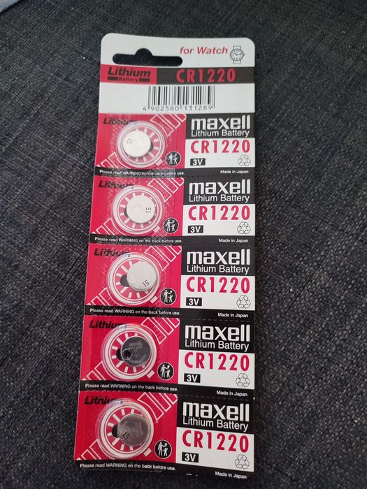 Bateria litowa Maxell CR1220 3V 5 sztuk