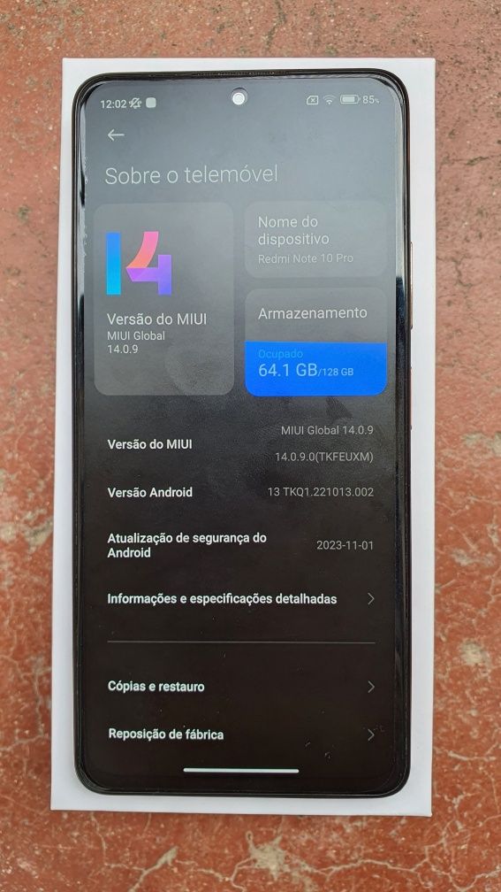 XIAOMI Redmi Note 10 PRO  6+2GB/128GB - como NOVO +Acessórios