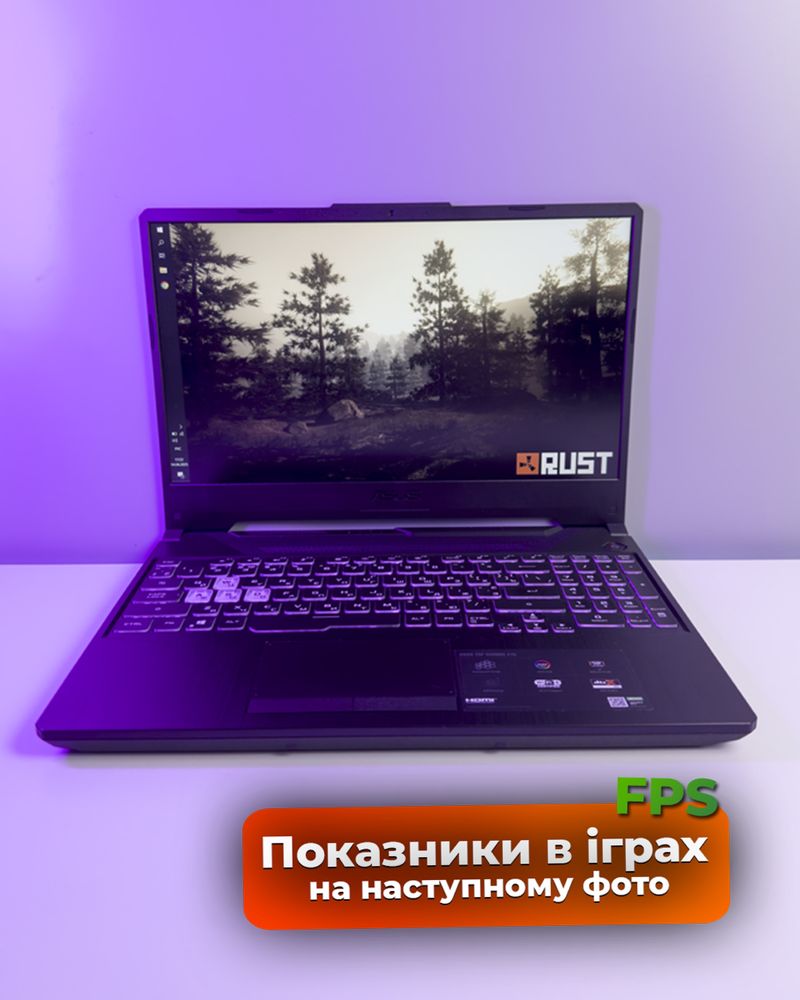 Скидка‼️ Игровой ноутбук Asus Tuf Gaming на GTX 1650 4Gb и i5
