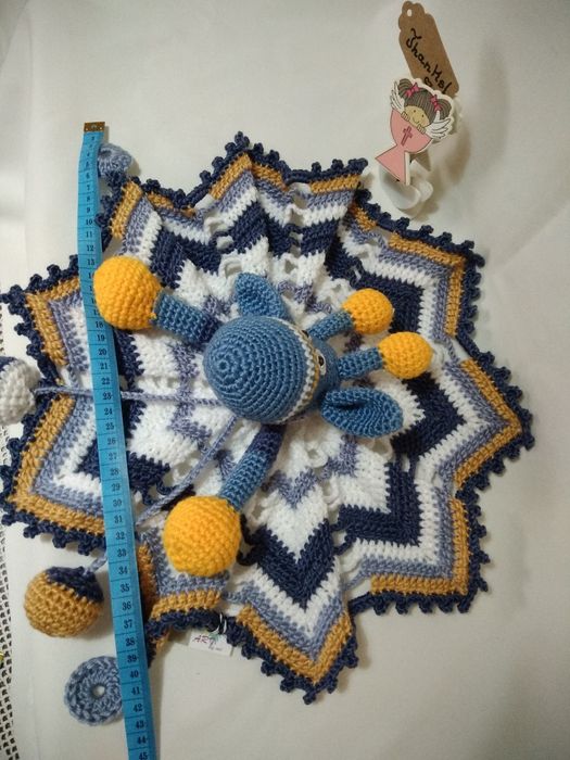 Manta de apego girafa