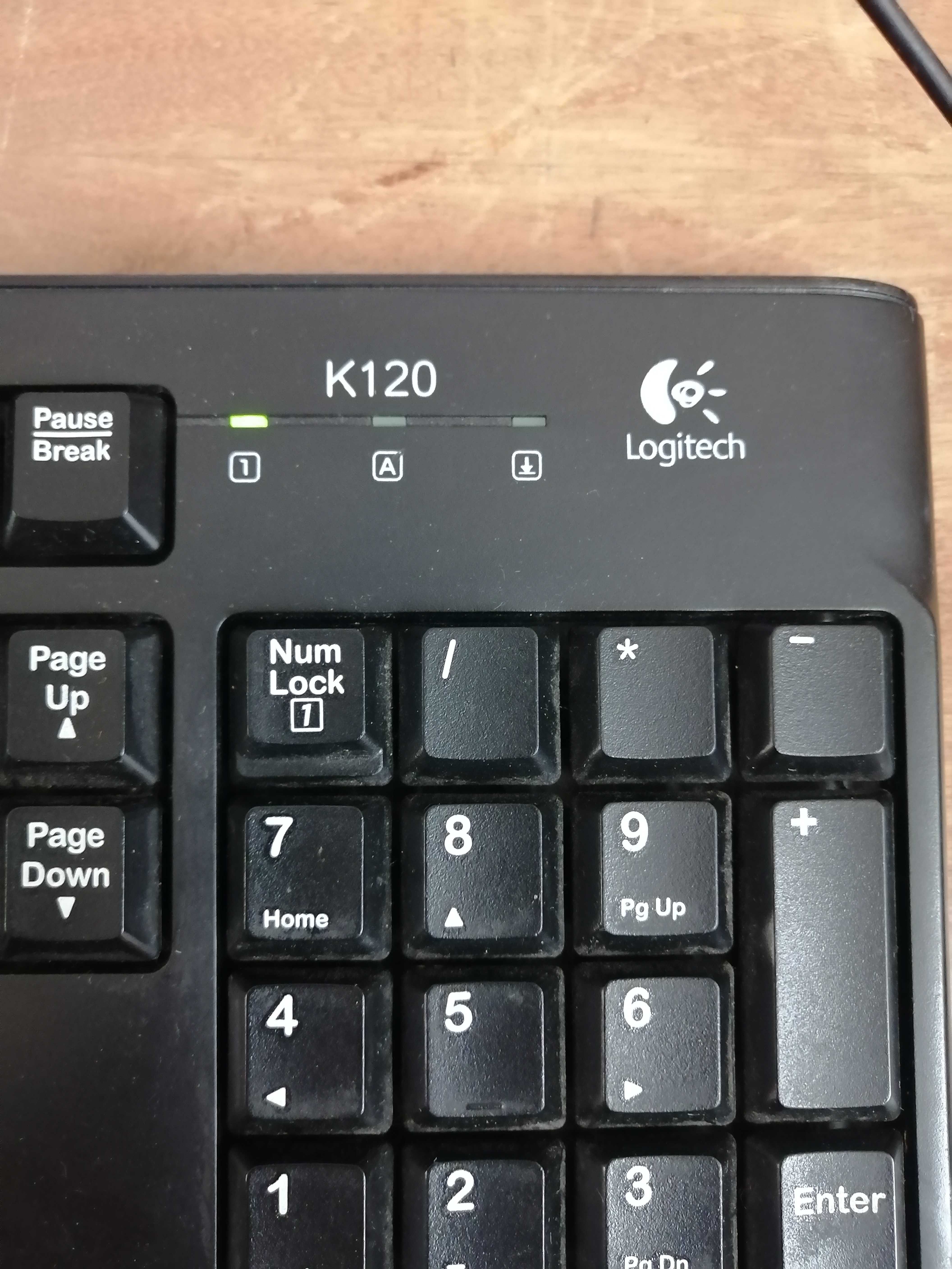 Клавіатура дротова Logitech K120 USB UKR