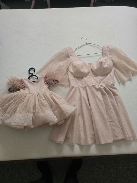 Плаття для мами та донечки, family look,  вечірня сукня