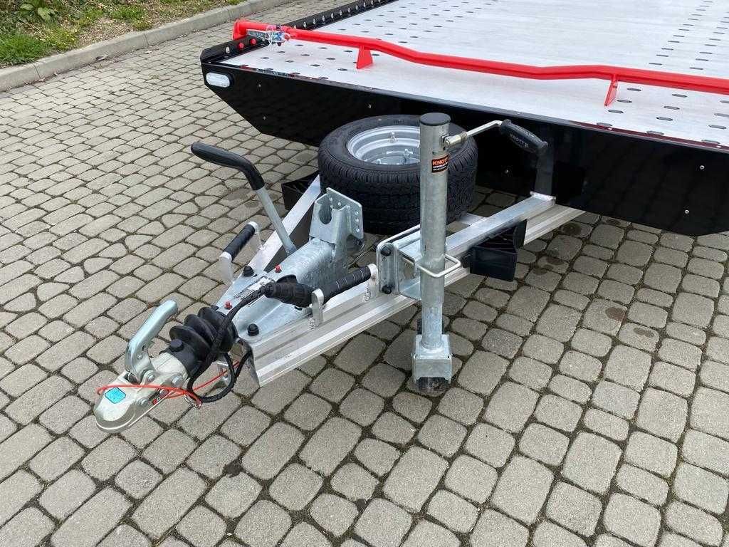 Laweta aluminiowa -przyczepa 4,5 x 2,1 DMC do 2700 kg.