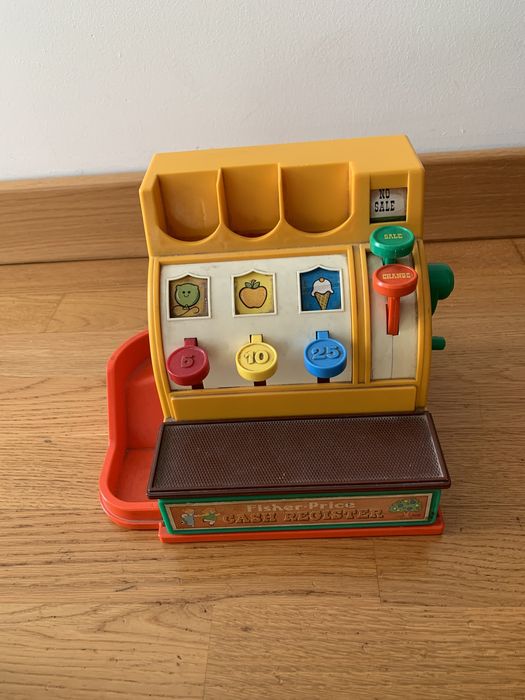Maquina registadora Fisher-Price anos 80 (coleccionador)