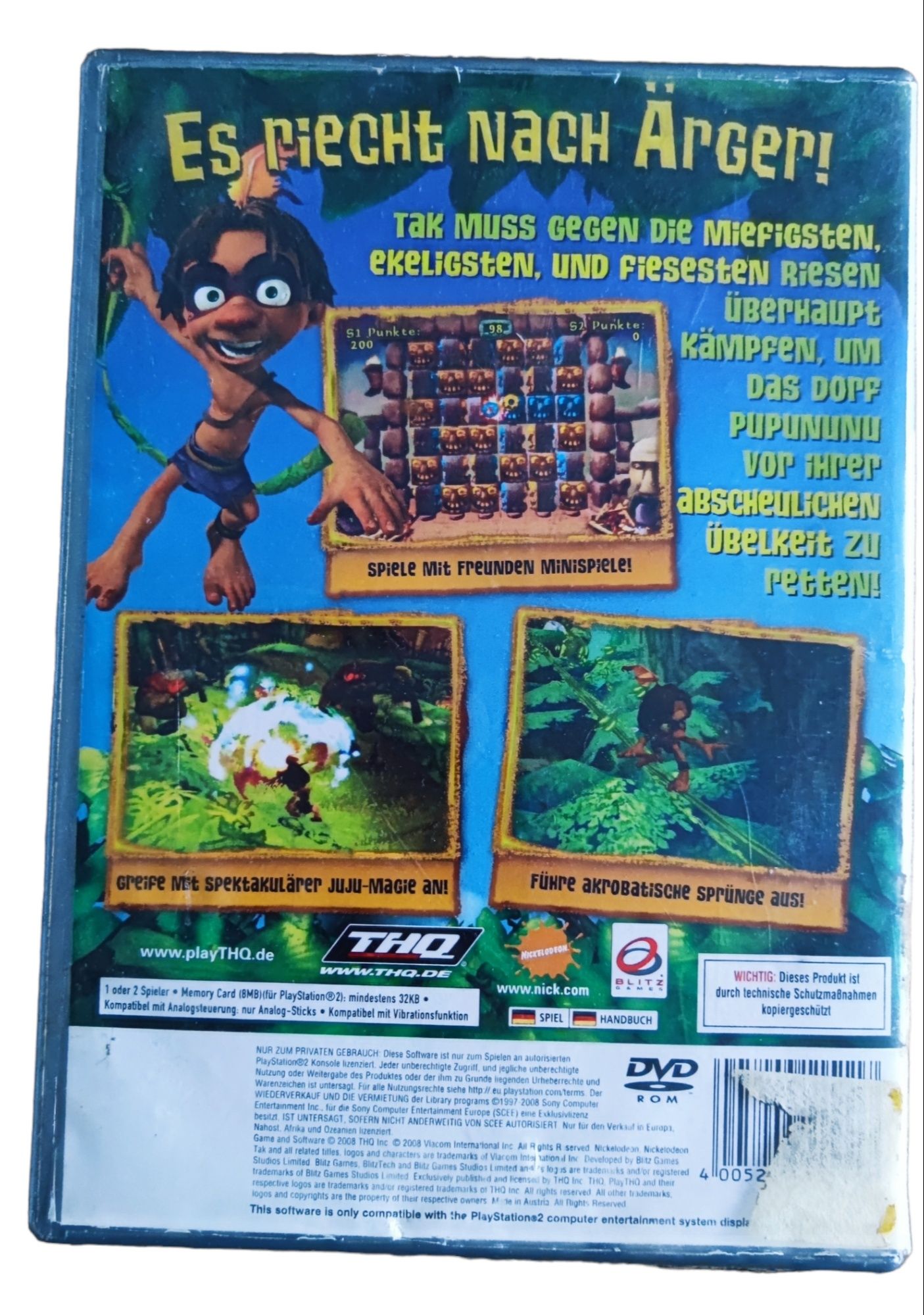 Pudełko Tak and the Guardians of Gross PlayStation 2 (PS2)
