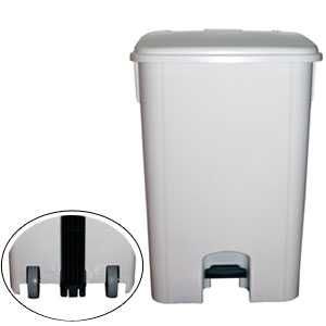 Contentor com tampa e pedal - 100 lts - Oportunidade