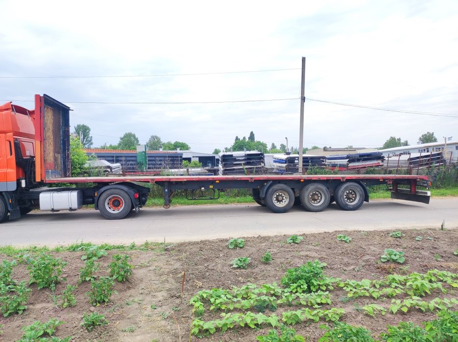 Площадка полуприцеп під солому лісовоз самоскида переобладнання
