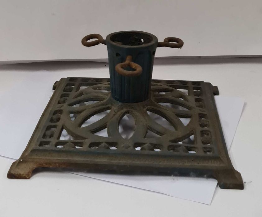 zabytkowy STOJAK do choinki żeliwo