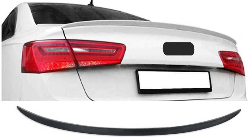 Spoiler Lotka Dokładka AUDI A6 C7 CZARNY POŁYSK