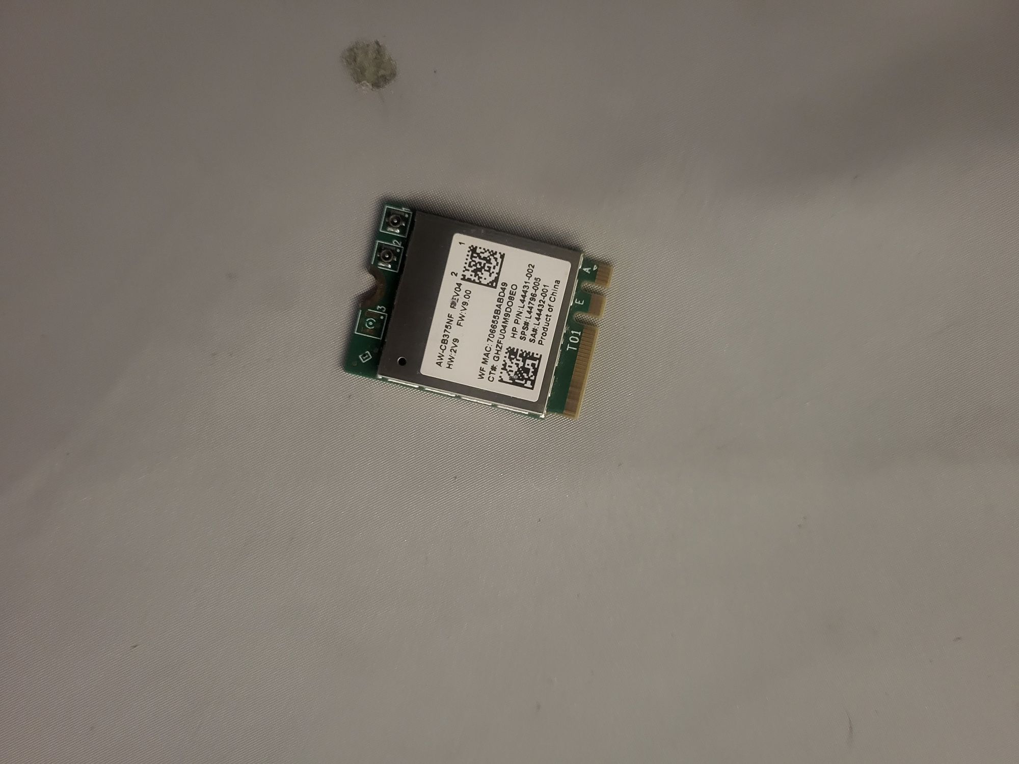 Sprzedam Kartę sieciową WIFI do Laptopa HP 15-cs3029nw Posiadam wiecej
